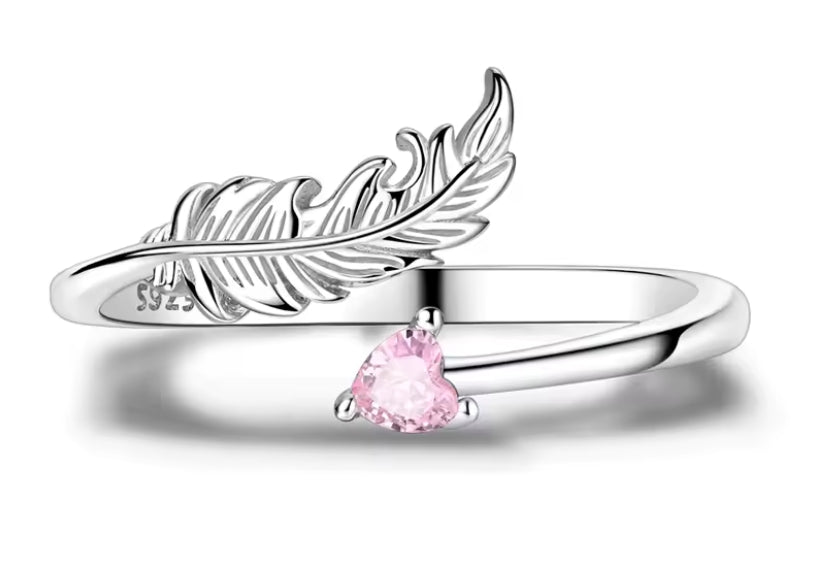 Milania Pink Sterling Silver Ring